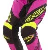Best Sale 👏 Oneal Youth Racewear Element Black Pink Hi Viz Pants ✔️