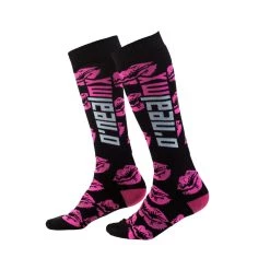 Wholesale ⭐ Oneal 👩 Womens Pro MX Xoxox Black Pink 🧦 Socks ⌛