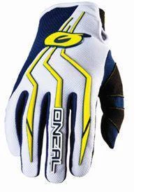 Buy 👏 Oneal Element Blue Yellow Gloves - Youth - Small - Youth 😉