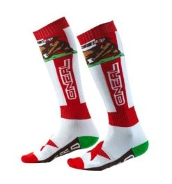 Best Pirce 🌟 Oneal Pro MX California White Red 🧦 Socks ❤️