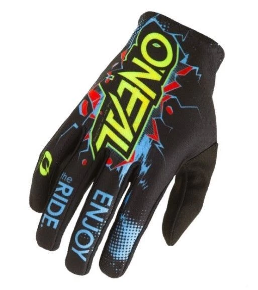 Outlet π― Oneal 2023 Youth Matrix Villain Black Gloves - Unisex - X-Small - Youth - Black π§¨