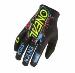 Wholesale 😀 Oneal 2023 Matrix Villain Black Gloves - Unisex - Small - Adult - Black ⌛