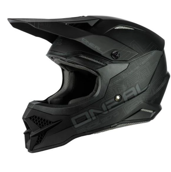 Buy π Oneal 2022 3 Series Flat 2.0 Black Helmet - Unisex - Small - Adult - Black π - Image 2