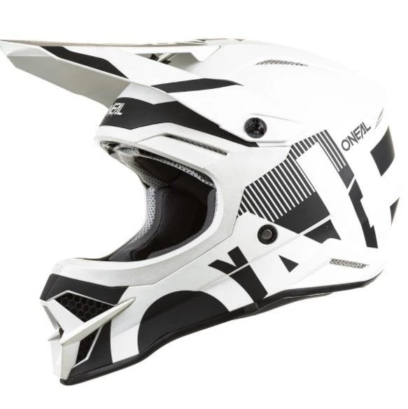 Outlet π Oneal 2022 3 Series Vertical V.22 Black White Helmet π - Image 2