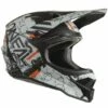 Best deal 🌟 Oneal 2022 3 Series Scarz V.22 Black Grey Orange Helmet 😉