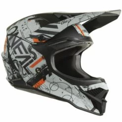 Best deal 🌟 Oneal 2022 3 Series Scarz V.22 Black Grey Orange Helmet 😉