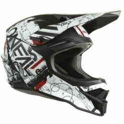 Budget ๐ฏ Oneal 2022 3 Series Scarz V.22 Black White Red Helmet โ๏ธ