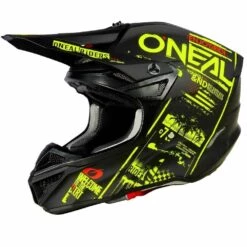 Deals ✔️ Oneal 2023 5 Series Attack Helmet - Black/Yellow - S ❤️