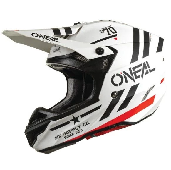 Coupon 𧨠Oneal 2022 5 Series Squadron V.22 White Black Helmet - Unisex - X-Small - Adult - White/Black π - Image 2