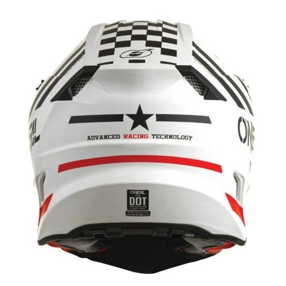 Coupon 𧨠Oneal 2022 5 Series Squadron V.22 White Black Helmet - Unisex - X-Small - Adult - White/Black π - Image 4