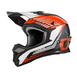 Cheapest 🛒 Oneal 2023 Youth 1 Series Stream Black Orange Helmet - Unisex - Medium - Youth - Black/Orange 💯