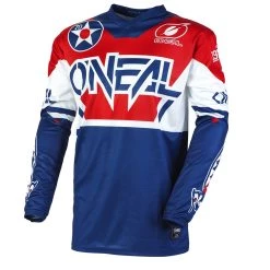New ⭐ Oneal Element Warhawk Blue Red Jersey 🔥