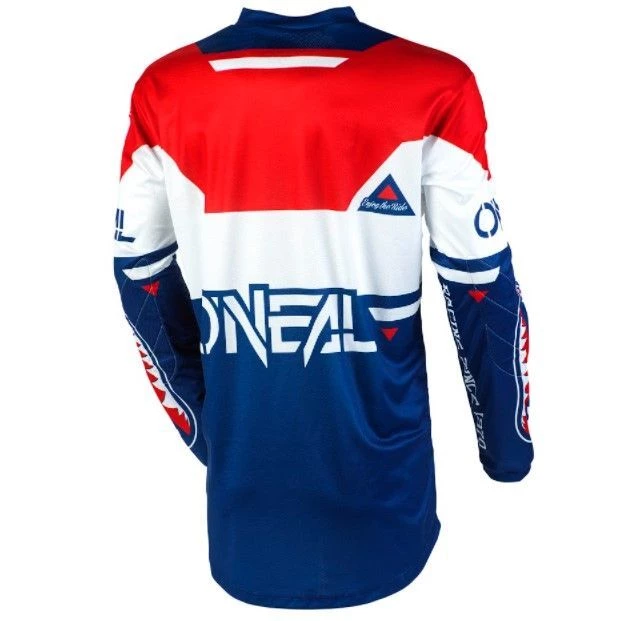 Budget ๐ฅ Oneal 2022 Youth Element Warhawk Blue Red Jersey - Unisex - Small - Youth - Blue/Red ๐ฏ - Image 2