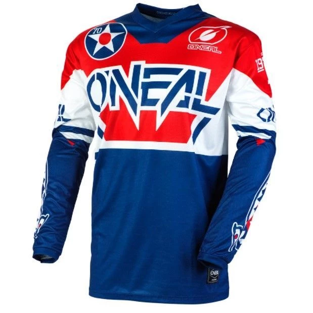Budget ๐ฅ Oneal 2022 Youth Element Warhawk Blue Red Jersey - Unisex - Small - Youth - Blue/Red ๐ฏ