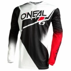 Hot Sale 🎉 Oneal 2022 Youth Element Racewear V.22 Black White Red Jersey 🎉