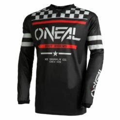 Top 10 👍 Oneal 2023 Element Squadron Black Grey Jersey - Unisex - Small - Adult - Black/Grey 🔥