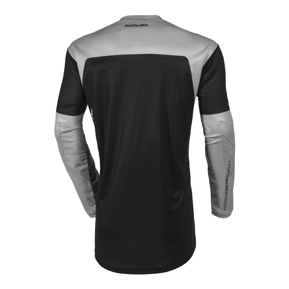 Budget ⌛ Oneal 2023 Element Racewear Black Grey Jersey - Black - Small - Adult ✔️ - Image 2