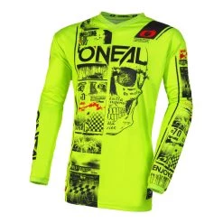 Wholesale 💯 Oneal 2023 Youth Element Attack Neon Yellow Black Jersey - Black - X-Small - Youth 🥰