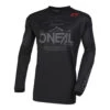 Promo 🔥 Oneal 2023 Element Dirt Black Grey Jersey - Black - Small - Adult 🧨