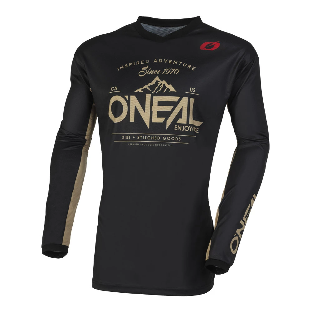 New ✨ Oneal 2023 Element Dirt Black Sand Jersey - Black - Small - Adult ✔️