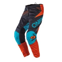 Cheapest 👏 Oneal Youth Element Factor Grey Orange Blue Pants 😍