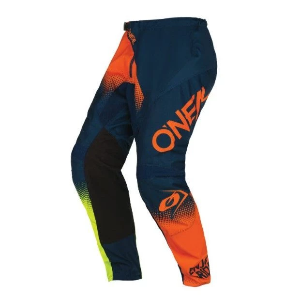 Discount ๐ Oneal 2022 Element Racewear V.22 Blue Orange Neon Yellow Pants ๐งจ
