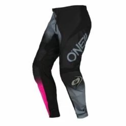Best deal 😀 Oneal 2022 👩 Womens Element Racewear V.22 Black Grey Pink Pants - 👩 Women Specific - 26 - Adult - Black/Grey/Pink 🔔