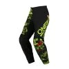 New 😉 Oneal 2023 Youth Element Attack Neon Yellow Black Pants - Black - 18 - Youth 💯