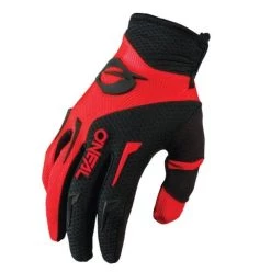 Buy 💯 Oneal 2023 Youth Element Red Black Gloves - Unisex - X-Small - Youth - Red/Black 😍