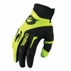 Best Pirce 🔥 Oneal 2023 Element Neon Yellow Black Gloves - Unisex - X-Small - Adult - Neon Yellow/Black 🧨