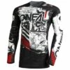Buy 💯 Oneal 2022 Youth Mayhem Scarz V.22 Black White Jersey - Unisex - Small - Youth - Black/White 🛒