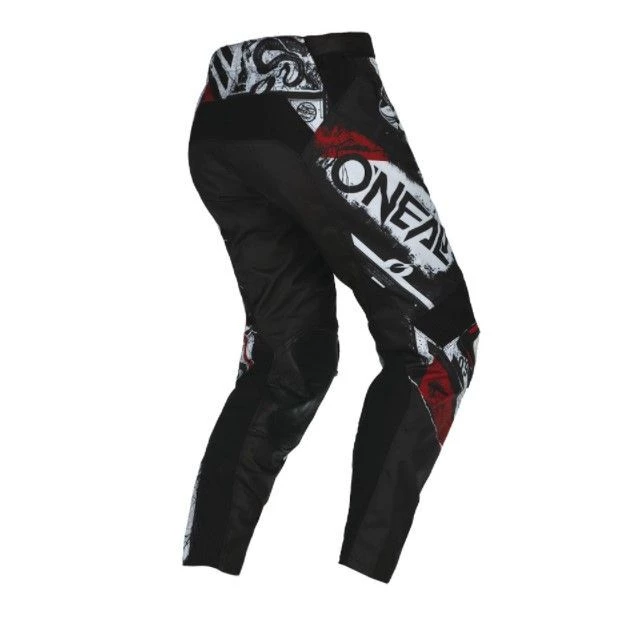 Cheap ❤️ Oneal 2022 Youth Mayhem Scarz V.22 Black White Pants - Unisex - 22 - Youth - Black/White ❤️ - Image 2