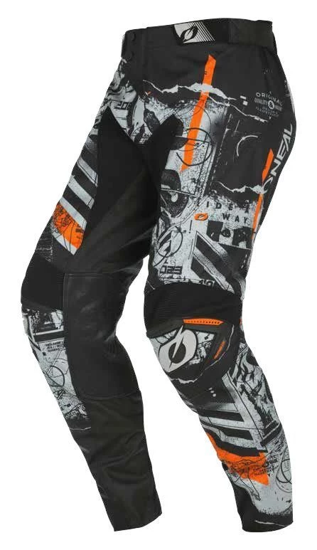 Deals ๐ Oneal 2022 Mayhem Scarz V.22 Black Grey Pants - Unisex - 30 - Adult - Black/Grey ๐