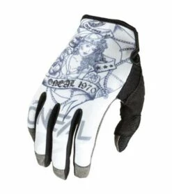 Budget 💯 Oneal 2023 Mayhem Sailor White Gloves - Unisex - Small - Adult - White 🎁