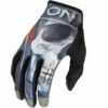 Best deal 🧨 Oneal 2023 Mayhem Bones Black Red Gloves - Unisex - Small - Adult - Black/Red 🧨