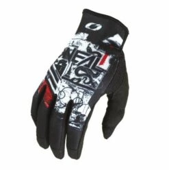 Best Pirce ⭐ Oneal 2022 Mayhem Scarz V.22 Black White Gloves - Unisex - Small - Adult - Black/White 🛒