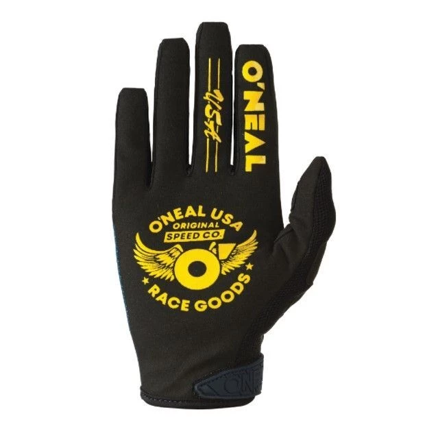 Brand new 🛒 Oneal 2023 Mayhem Bullet Blue Yellow Gloves - Unisex - Small - Adult - Blue/Yellow 🌟 - Image 2