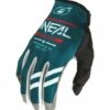 Best deal 🥰 Oneal 2022 Mayhem Squadron V.22 Teal Grey Gloves - Unisex - Small - Adult - Teal/Grey 🤩
