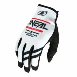 Promo 🛒 Oneal 2022 Mayhem Squadron V.22 White Black Gloves - Unisex - Small - Adult - White/Black 🔔